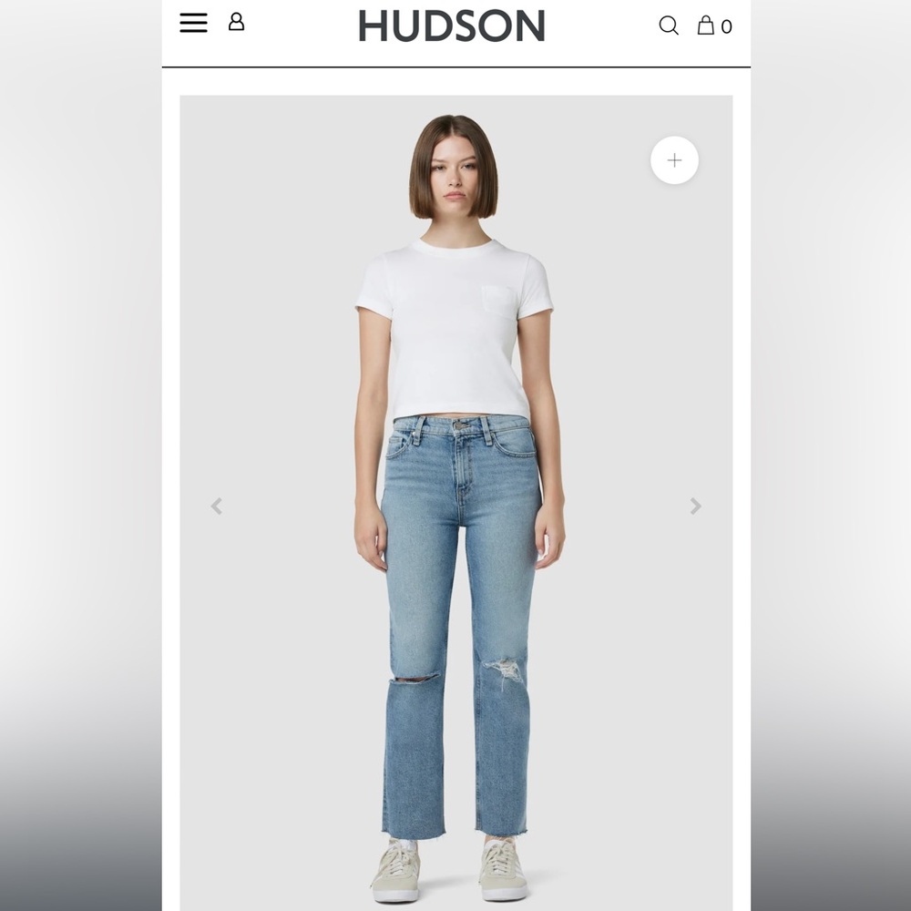 Hudson Remi High-Rise Straight Ankle Jean